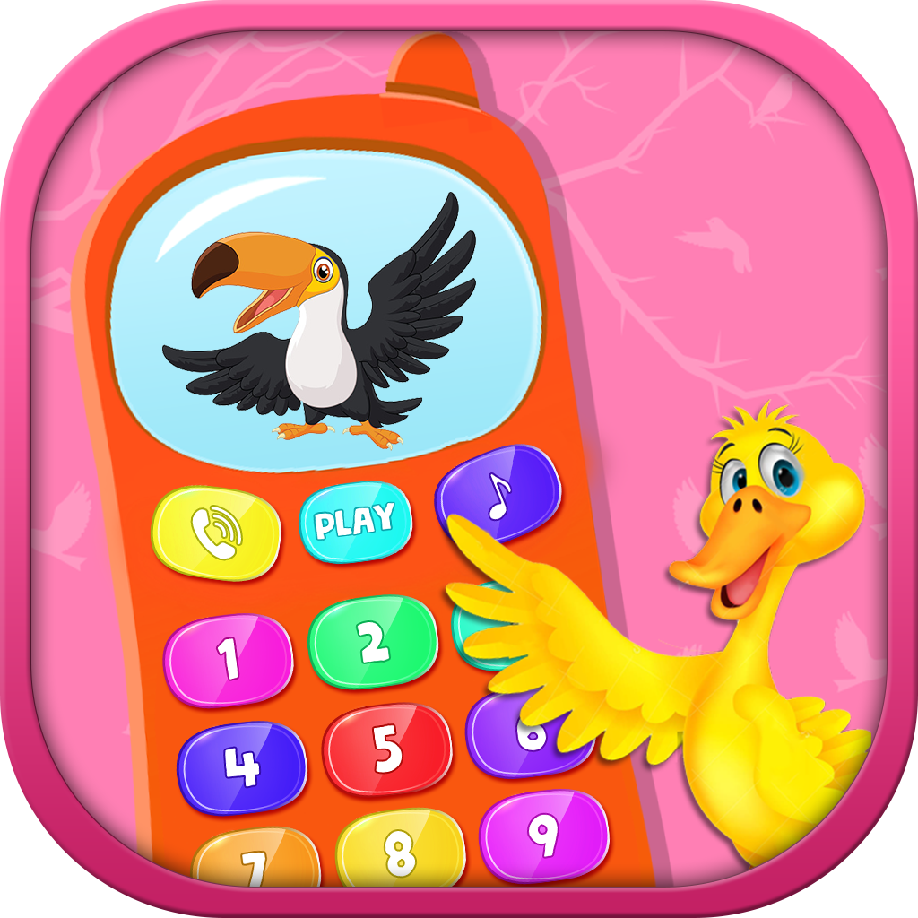 Babys Phone Birds Kids Game App Icon