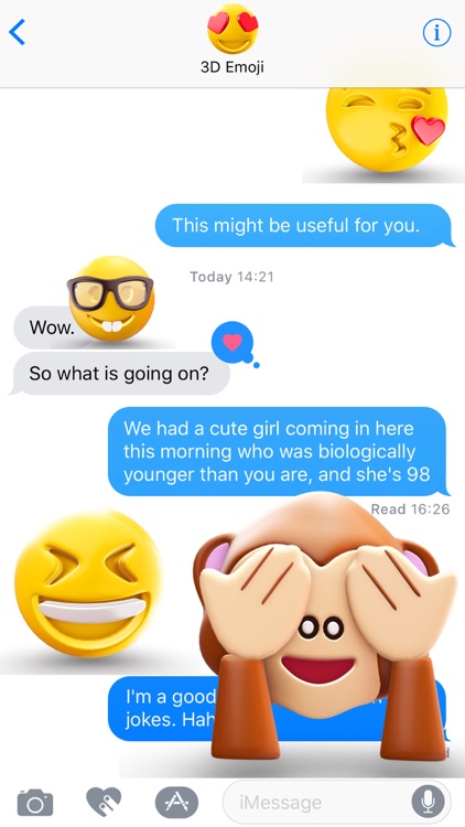 3D Emojis - 3D Animated Emoji Stickers