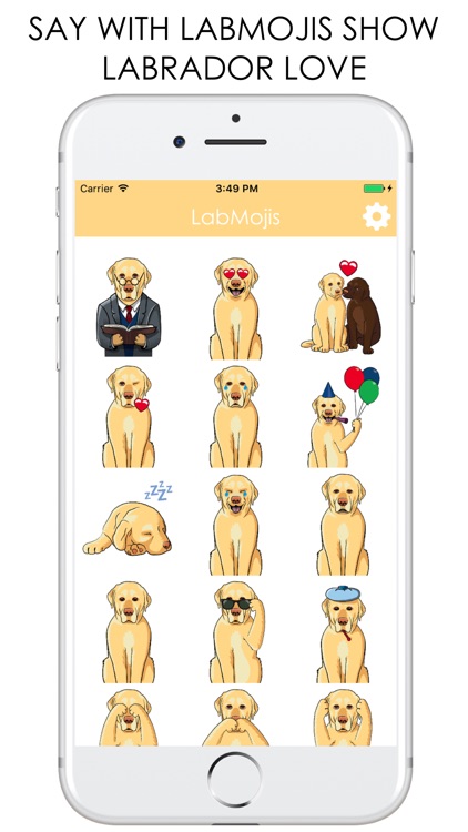 LabMojis - Labrador Retriever Emoji & Stickers screenshot-3