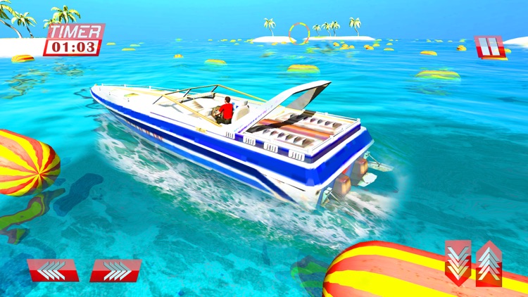 Race Boat Simulator - 3D Stunt Racing Driving Ship in Ocean for