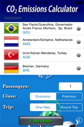 Carbon Emissions Calculator screenshot 3