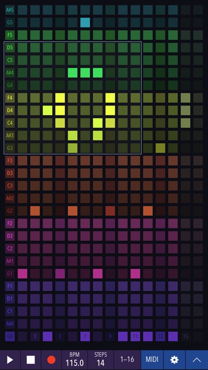 Xynthesizr: 32-step matrix sequencer/synthesizer