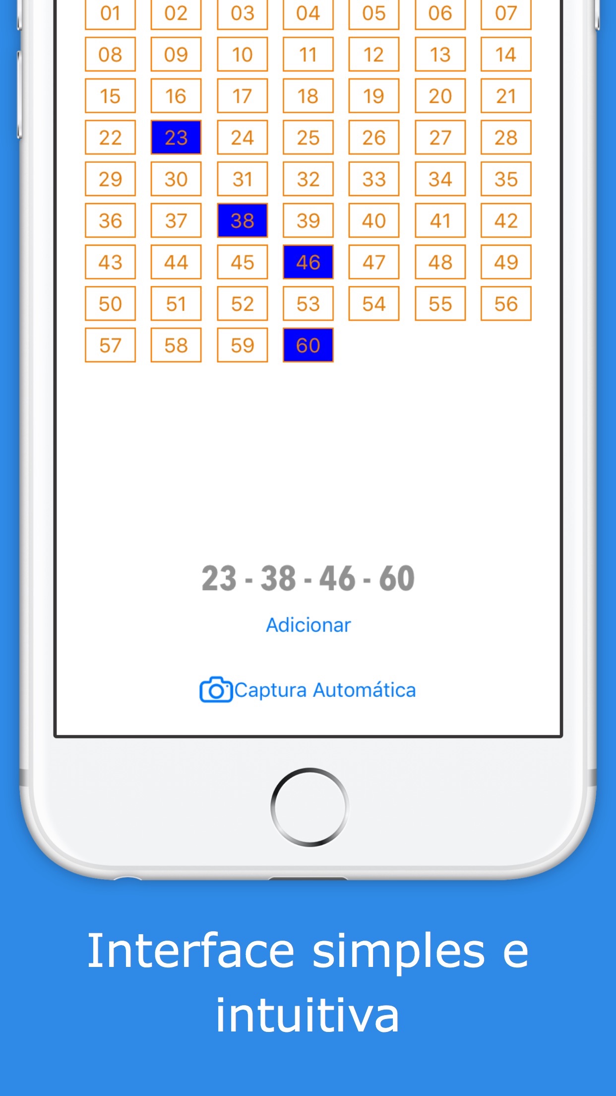 Screenshot do app Ganhei? - Resultados Mega Sena