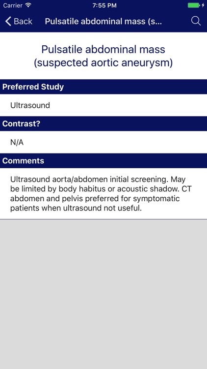 Curio Diagnostic Imaging Selection Guide screenshot-3