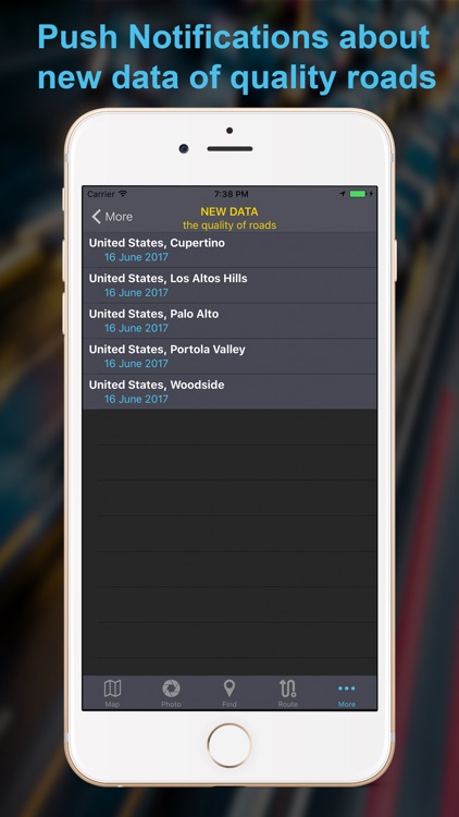 BadRoads - map of roads qualit screenshot-3