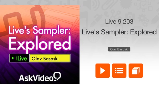 Sampler Course For Live