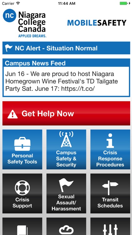 Mobile Safety - Niagara College