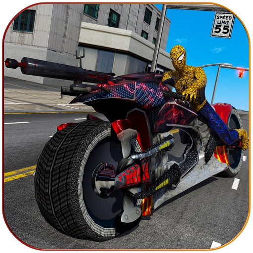 Spider Traffic Hitman: Motorcycle Rocket Launcher iOS App