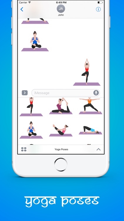 Yoga Poses Stickers