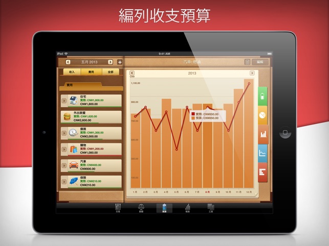 Money for iPad 財務管家(圖2)-速報App