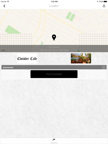 Cloister Cafe New York screenshot 3