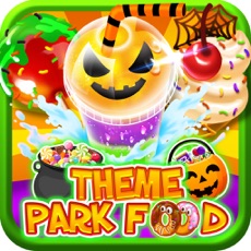 Activities of Halloween Theme Park Fair Food Maker Dessert Chef
