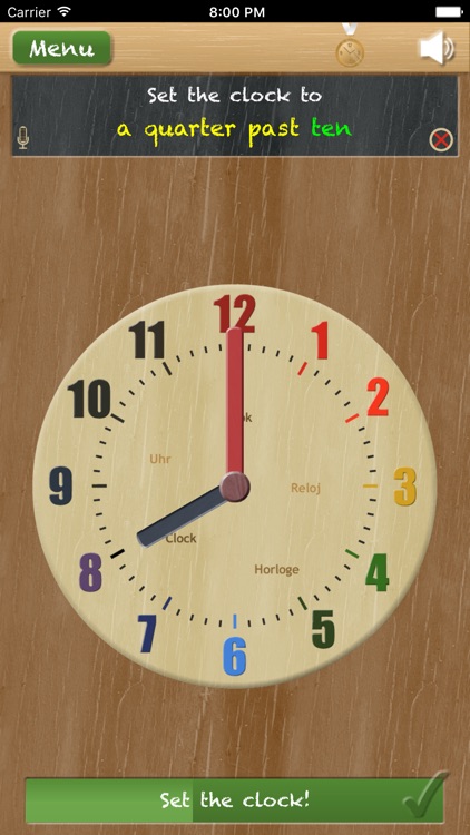 Set the clock - telling time (learn to tell time)