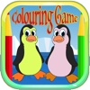 Penguin Colouring Game Book