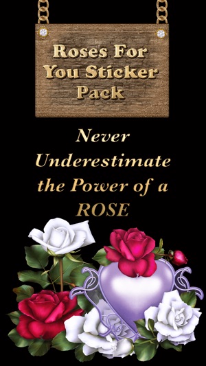 Roses For You Sticker Pack For iMessage