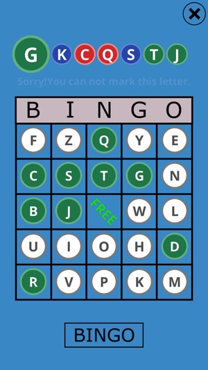 Classic Alphabet Bingo(圖2)-速報App