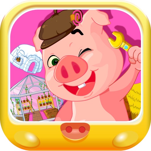 粉红小猪设计房屋 icon