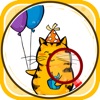 Icon The Cat Cartoon Find 7 Differences Game