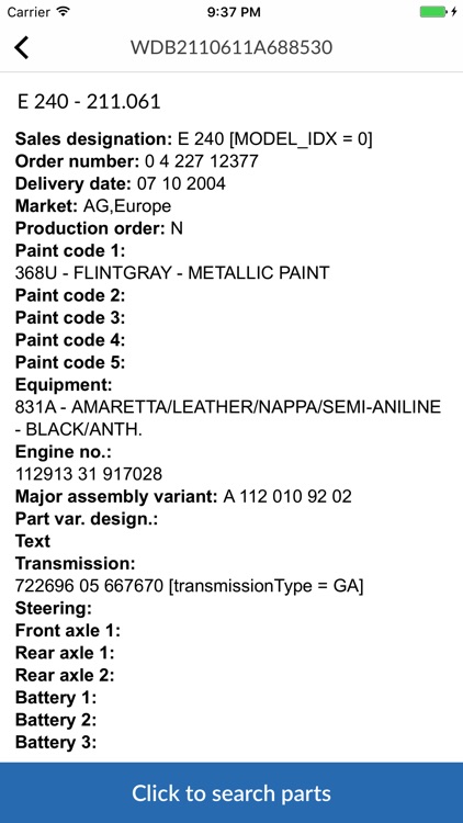 Mercedes-Benz Parts - ETK Car Parts for Mercedes