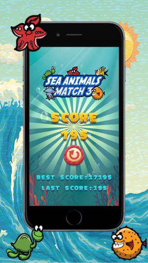 Sea Animals Match 3 Game(圖4)-速報App