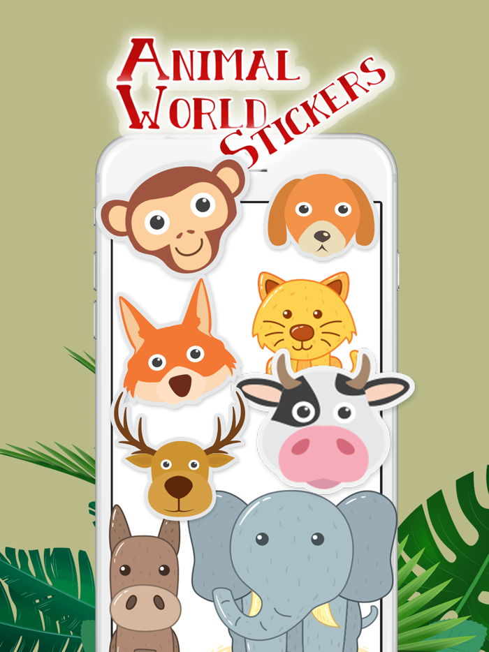 Animal World Stickers