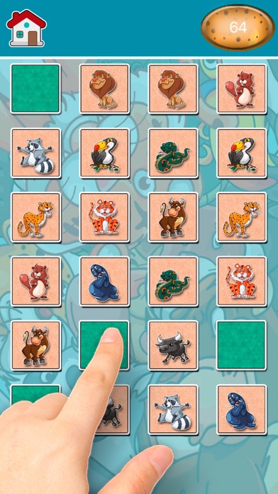 Animals Find the Pairs Learning & memo Game screenshot 4