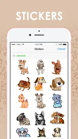 Game screenshot Cute Puppies Stickers Themes by ChatStick mod apk