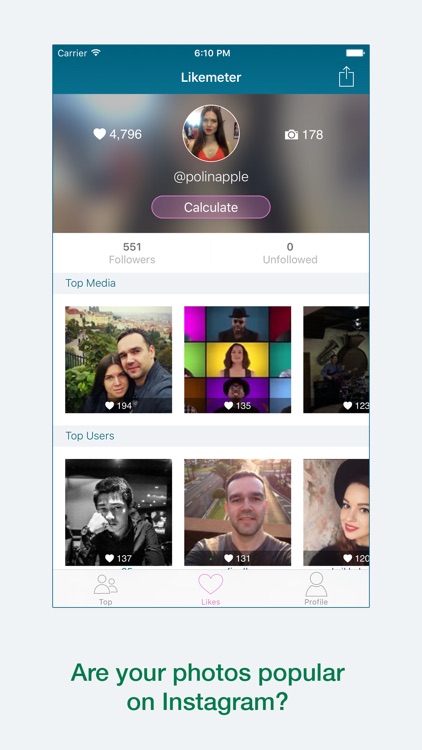 Likemeter - Analyze your Instagram likes
