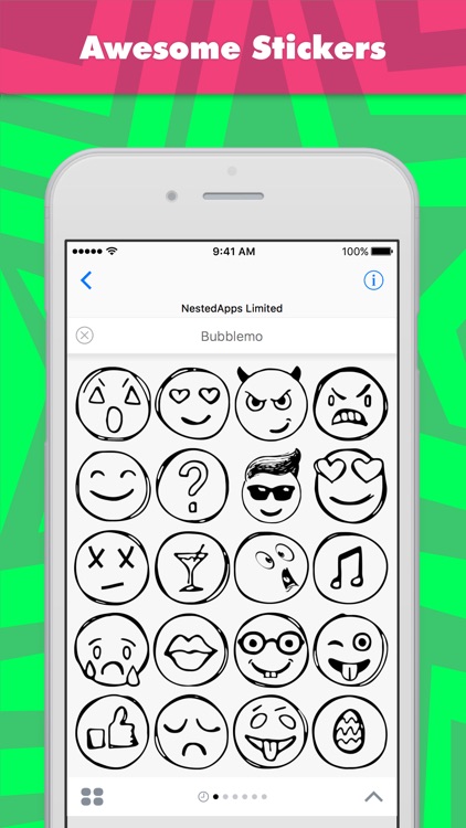 Bubblemo stickers by NestedApps Stickers
