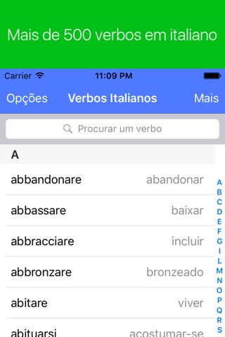 Italian Verb Conjugator Pro screenshot 2