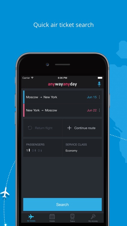 Anywayanyday – flights, hotels and train tickets