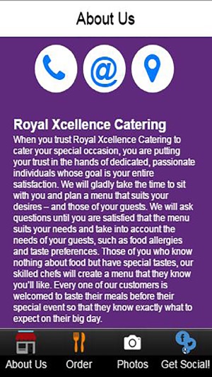 Royal Xcellence Catering(圖1)-速報App