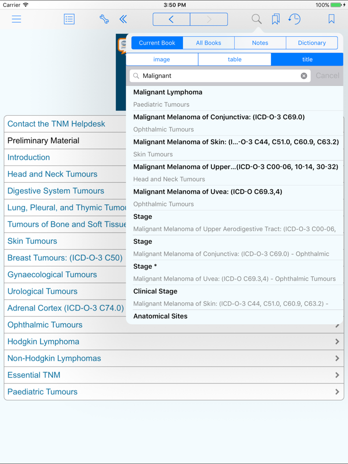 TNM Classification of Malignant Tumours, 8th Ed