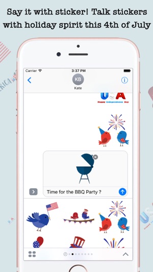 Animated 4th Of July Emojis For iMessage(圖3)-速報App