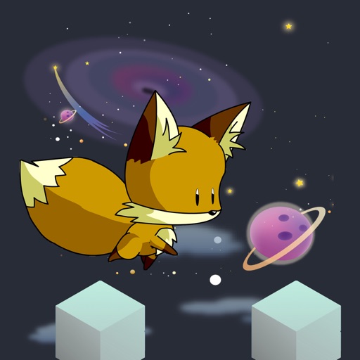 Jump in Space - animal run and jump game icon