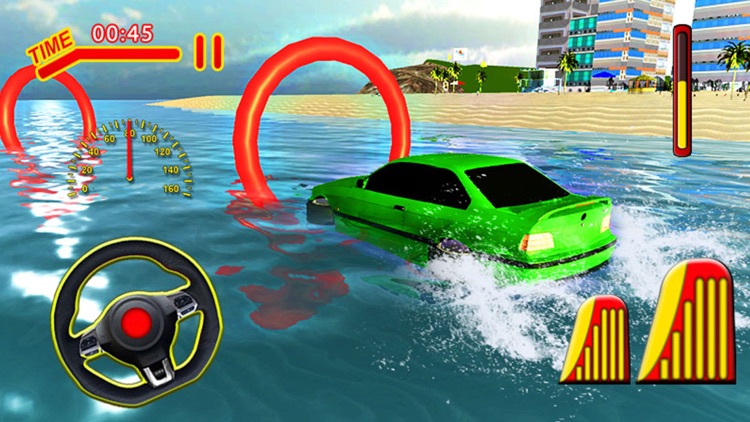 Water Surfer Car Driving - Underwater Racing