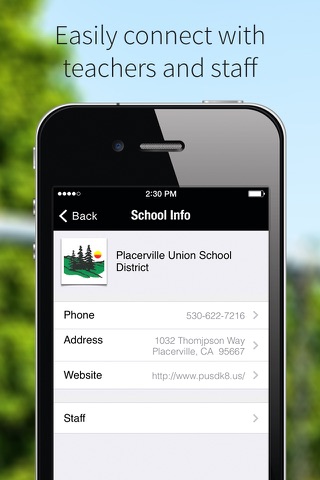 Placerville Union School District screenshot 2