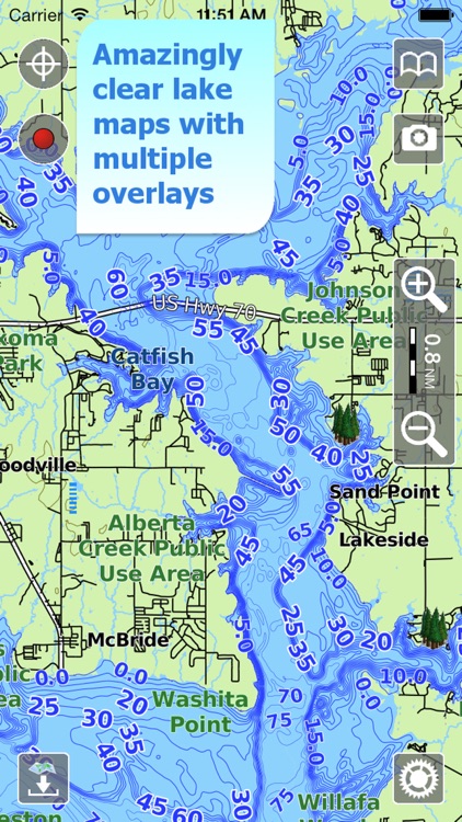 Aqua Map Texas TX Lakes HD - GPS Nautical Charts