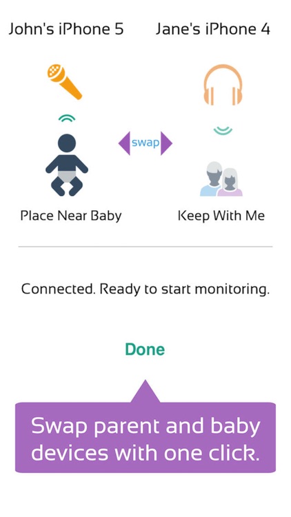 Baby Monitor App ~ Cloud Audio for iPhone