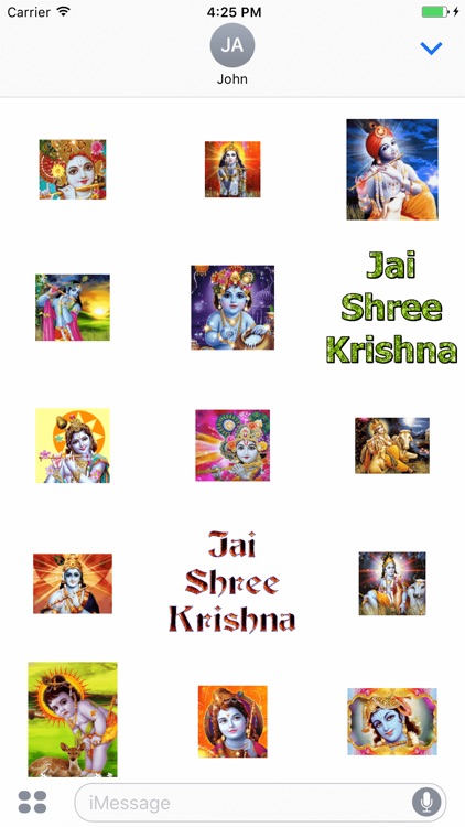 Animated Shree Radha Krishna GIF Stickers