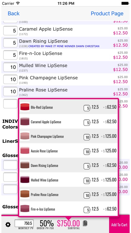 EasyLips PV Calculator