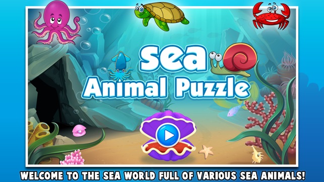 My First Sea Animals Puzzle Games