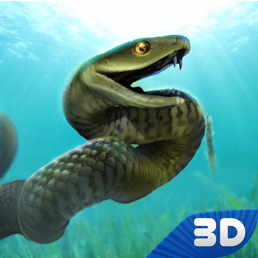 Sea Serpent Monster Attack Snake Simulator Icon