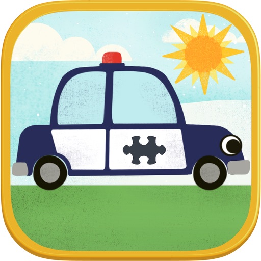 Car Games for Kids- Fun Cartoon Jigsaw Puzzles HD icon