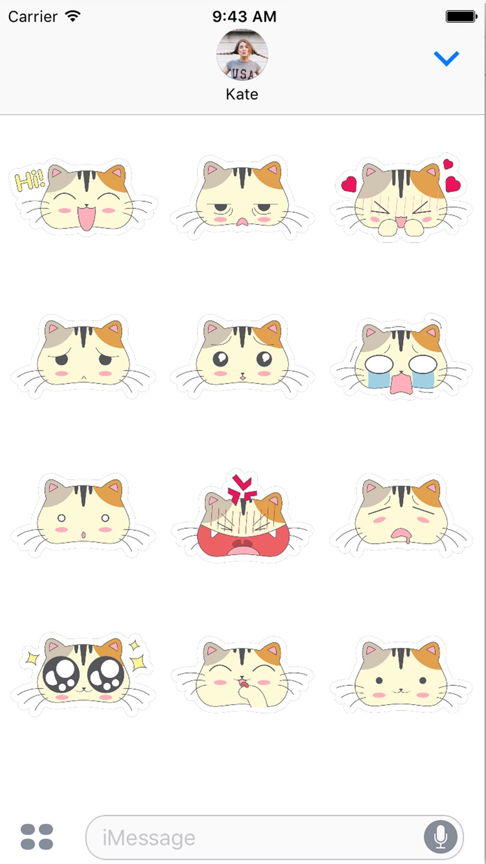 楽しい猫絵文字ステッカーパック それは猫のように言う Download App For Iphone Steprimo Com