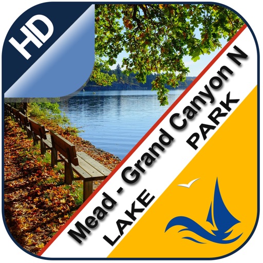 Mead - Grand canyon chart for lake & park trails icon