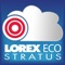 Lorex Eco Stratus allows you to connect to Lorex Eco DVRs featuring the exclusive Lorex Stratus Connectivity service