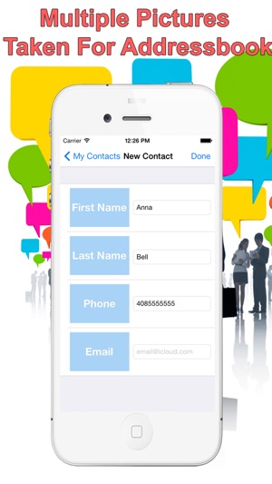 Addressbook Pro with Auto Photo To Contacts(圖1)-速報App