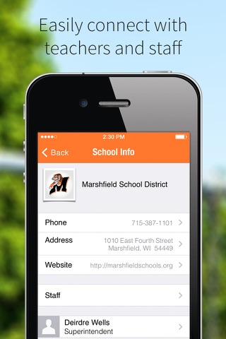 School District of Marshfield screenshot 2