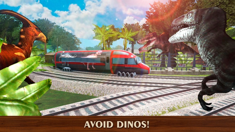 Jurassic Dino Railway Racing Simulator screenshot-3